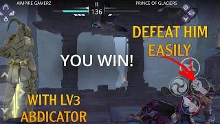 shadow fight 3: lv3 abdicator vs prince glaciers (Hero3) | dragon lesson event