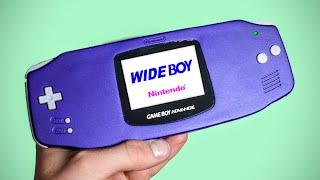 I made the GameBoy Advance wider for no reason
