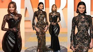 Lisa and Kendall Jenner at Vanity Fair 2025 Oscars Party  Lisa at Vanity Fair 2025 Oscar party