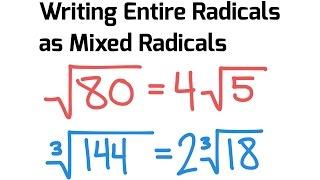 How To Simplify a Radical