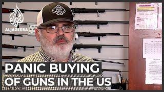 Coronavirus triggers panic-buying of guns in US