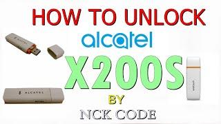 How to Unlock Alcatel X200S by NCK Code