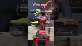 Ryobi vs Ridgid vs Milwaukee #milwaukee #ridgid #ryobi #tooltestraw #diy #howto #value #compact #wow