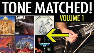 TONE MATCHED! Top 25 Heavy Metal Guitar Sounds - Vol. 1