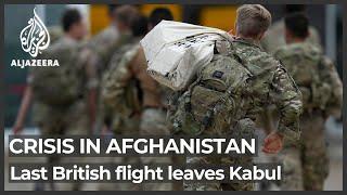 Last UK flight for civilians leaves as Kabul airlift winds down