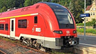 Coburg:Jungfernfahrt RE29 Coburg️Erfurt Hbf mit Desiro HC 190km/h Franken-Thüringen-Express