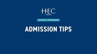 HEC Paris Admission Tips