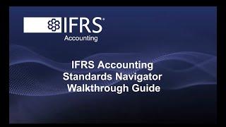 IFRS Accounting Standards Navigator Video 2024