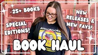 Book Haul | 25+ books, romance releases, special editions!