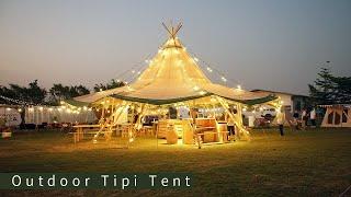 Liri Tents - Glamping Tipi Tent | Large Outdoor Tipi Tent | Glamping Resrot | Hotel Tent