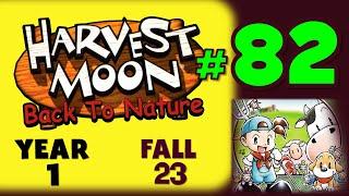 HARVEST MOON: BACK TO NATURE GAMEPLAY - 82 - (Playstation 1/PS1) NO COMMENTARY [Year 1 Fall 23]