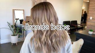 bronde babe | adding dimension into blonde hair