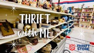 Thrift With Me | The Salvation Army Thrift Store | Vintage Home Decor | Etsy Vintage Shop