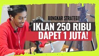 Dapat 1 Juta, Cuma Dengan Modal Iklan 259 Ribu. Bongkar Strategi Beriklan di Facebook Ads!