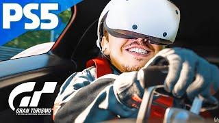 JOGUEI GRAN TURISMO 7 EM REALIDADE VIRTUAL (PSVR 2)