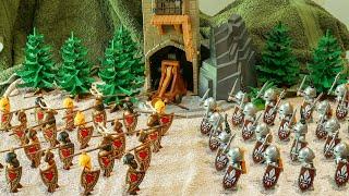 Knights VS Fauns Playmobil stop motion film