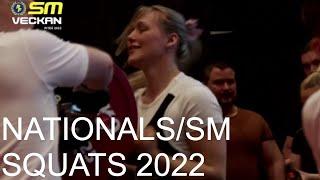 Ellen B. Åkesson 130 kg Squats Swedish Nationals│SM Styrkelyft 2022