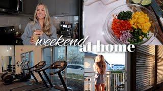 HOME VLOG: less than a month out from our wedding, updates, favorite clean beauty, cooking + more!