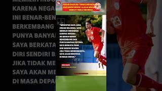 Jens Raven pemain Timnas U20 ungkap alasan pilih Indonesia #shorts #timnasindonesia #jensraven