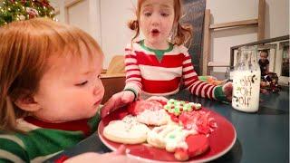 CHRiSTMAS EVE NiGHT!! Family Routine getting ready for Santa in Morning! cookie & tree decorating!