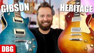 Who makes the BEST Les Paul? - Gibson vs Heritage!!