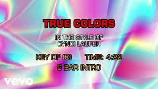 Cyndi Lauper - True Colors (Karaoke)