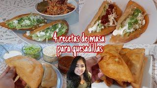 4 en 1El Ingrediente SECRETO está en cada MASA para QUESADILLAS FRITAS CRUJIENTES