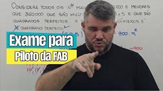 Questão de Concurso para Piloto da FAB - Seleção da Epcar