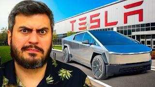 Fui na Fábrica da Tesla Buscar a Cybertruck e fui Expulso !!