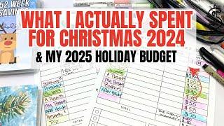 Christmas Budget Reveal 2024 | How Much I Spent & Planning for 2025 | Jordan Budgets