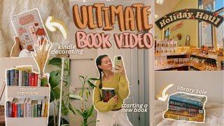 Ultimate cozy fall book video book shopping, kindle decorating, TBR cart update