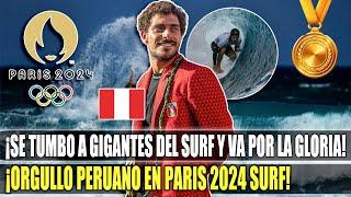 ¡SE TUMBO AL BICAMPEÓN! ALONSO CORREA CLASIFICO A RONDA FINAL DEL SURF Y VA POR EL ORO PARA PERÚ.