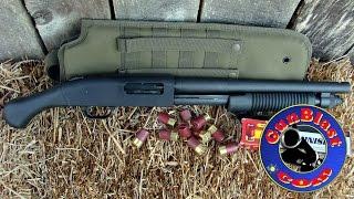 Shooting the NEW Mossberg 590 Shockwave 12-Gauge Pump Shotgun - Gunblast.com