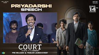 Actor Priyadarshi Speech At Court - State Vs A Nobody Grand Pre Release & Trailer Launch Event