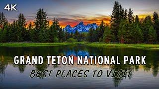 Grand Teton National Park in 4K - 8 Best Places to Visit