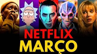 NOVOS LANÇAMENTOS da NETFLIX em MARÇO de 2025 (Lista Completa com Filmes, Séries e Mais)