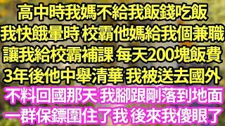 高中時我媽不給我飯錢吃飯,我快餓暈時 校霸他媽給我個兼職,讓我給校霸補課 每天200塊飯費,3年後他考上清華 我被送出國,回國那日 剛落地機場就被封鎖,他紅著眼堵住我 一句話我傻了#甜寵#小說#霸總