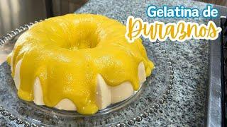 GELATINA DE YOGURT DE DURAZNO