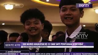 300 Murid Angkatan ke-53 SMK SMTI Pontianak Diwisuda