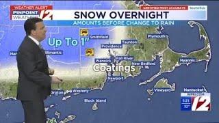 Snow To Ice, Then Rain Tonight-Thursday