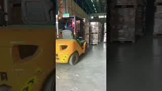 Warehouse arranging #viral #shorts #trending #forklifts