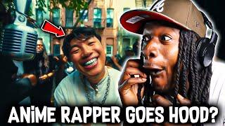 ANIME RAPPER GOES HOOD?! Khantrast "Landed In Brooklyn" (REACTION)