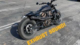 Two Brothers Racing exhaust sound 2022 Harley Davidson Sportster s