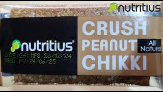 Nutritius Crush Peanut Chikki | Ingredients, Taste, Price, Ad | Nutritius Chikki