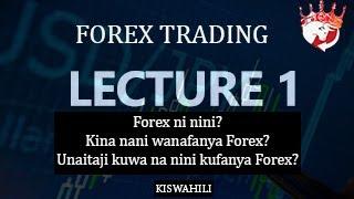 Lecture 1 - Forex ni nini?, Nani anafanya Forex?, unatakiwa kuwa na nini kuanza Forex? || Tanzania