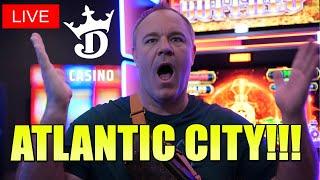 FIRST DraftKings Casino LIVESTREAM From ATLANTIC CITY!!!