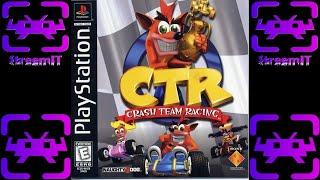 PS1 CTR Crash Team Racing sapphire Relics Part3 Glacier Park hub area