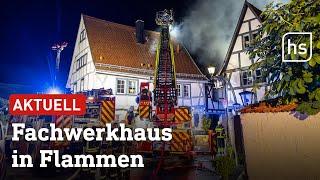 Hoher Schaden bei Brand eines Fachwerkhauses in Seligenstadt | hessenschau