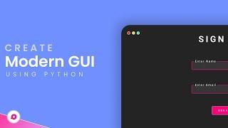 Modern GUI With Python | Automate Tkinter GUI Creation - No code GUI Creation