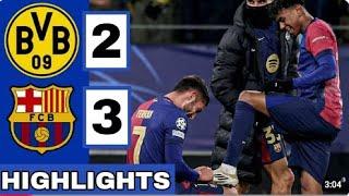 Borussia Dortmund vs Barcelona (2-3) Extended HIGHLIGHTS | UEFA Champions League